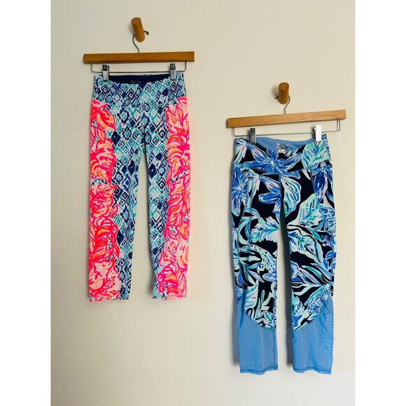 Lilly Pulitzer Women's Sz XS Luxletic Crop Legging Multicolor - Picture 2 of 10
